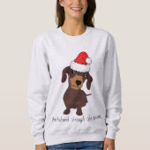 Kerstmis met kerstfeest jumper Sweater (Voorkant)