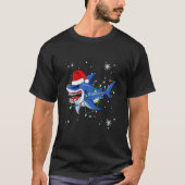 Kerstmis met kerstlampje met kerstkerstmis t-shirt (Voorkant)
