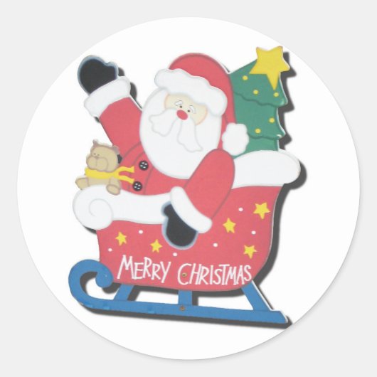 Kerstmis met kerstmis als sticker (Voorkant)