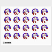 Kerstmis met kerstmis als sticker (Vel)