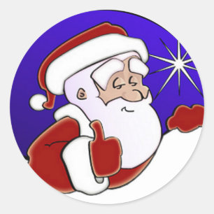 Kerstmis met kerstmis als sticker