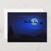 Kerstmis met kerstmis briefkaart (Voorkant / Achterkant)