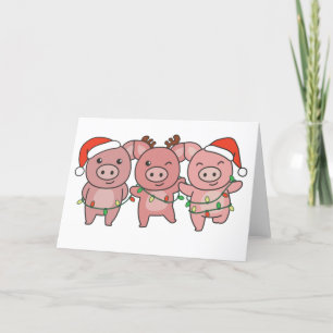Kerstmis met kerstmis feestdagen kaart