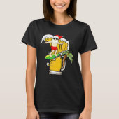 Kerstmis met kerstmis in de kerstman in juli t-shirt (Voorkant)
