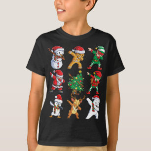 Kerstmis met kerstmis in Santa Elf T-shirt
