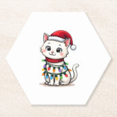 Kerstmis met kerstmis kartonnen onderzetters (Voorkant)