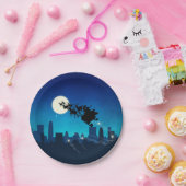 Kerstmis met kerstmis papieren bordje (Feest)