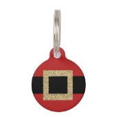 Kerstmis met kerstmis Suit Buckle Charm Huisdierpenning (Voorkant)