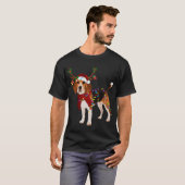 Kerstmis met kerstmis t-shirt (Voorkant volledig)
