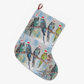 Kerstmis met kerststaart met boedgie grote kerstsok (Voorkant (Hangend))