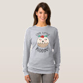 Kerstmis met kleine pudding-trui jumper t-shirt (Voorkant volledig)