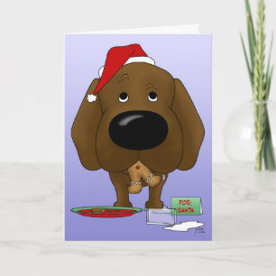 Kerstmis met labrador Retriever Feestdagen Kaart