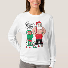Kerstmis met lange mouwen voor vrouwen t-shirt