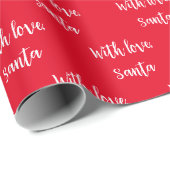 Kerstmis met liefde van de Kerstman Cadeaupapier (Rol Hoek)