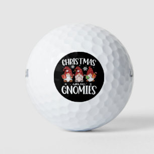Kerstmis met mijn Gnomen Buffalo Red Pset Gnome Golfballen