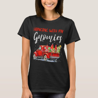 Kerstmis met mijn Gnomen Red Truck Xmas T T-shirt