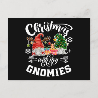 Kerstmis met mijn Gnomies-kerst Briefkaart