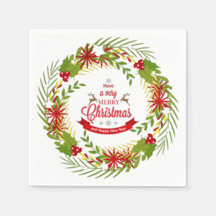 Kerstmis met Mistletoe Servetten