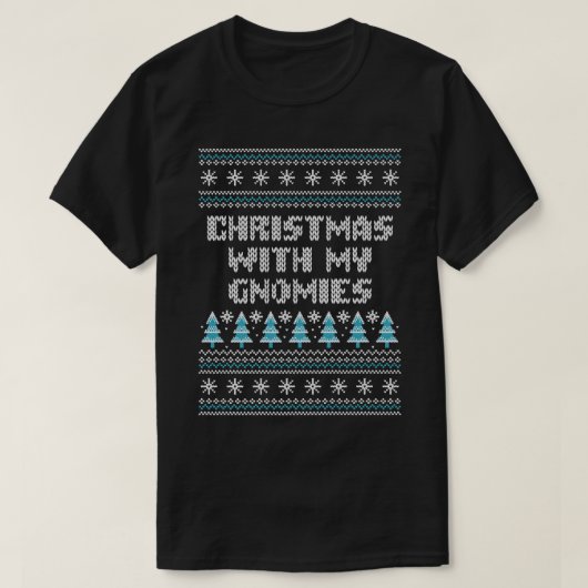 Kerstmis met m'n kerstvrienden t-shirt (Design voorkant)