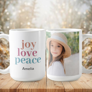 Kerstmis met naam en foto naar wens koffiemok