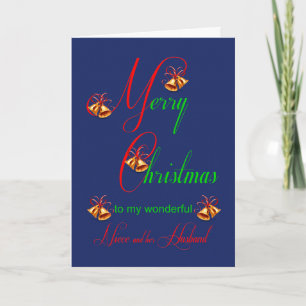 Kerstmis met nichtscrollers en kerstcadeaukaart feestdagen kaart