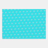 Kerstmis met Ornament en staarten Inpakpapier Vel (Voorkant 3)