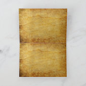 Kerstmis met oude rode landbouwtractor feestdagen kaart (Binnen)