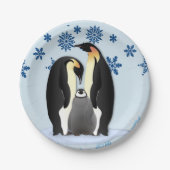 Kerstmis met papieren borden papieren bordje (Voorkant)