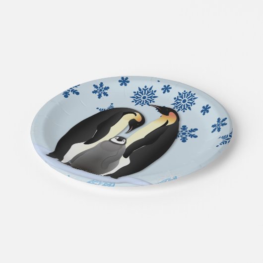 Kerstmis met papieren borden papieren bordje (Gekanteld)