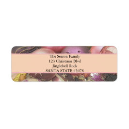 Kerstmis met pasta Ornaments Etiket