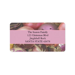 Kerstmis met pasta Ornaments Etiket