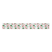 Kerstmis met Pet Pattern Red Green Lint (Voorkant)