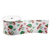 Kerstmis met Pet Pattern Red Green Lint (Spoel)