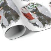 Kerstmis met platte coating cadeaupapier (Rol Hoek)