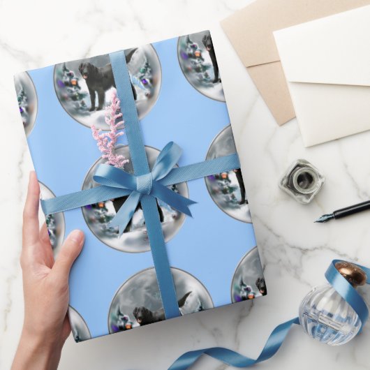 Kerstmis met platte coating cadeaupapier (Geschenken)
