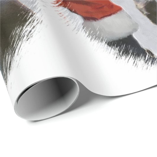 Kerstmis met platte coating cadeaupapier (Rol Hoek)