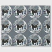 Kerstmis met platte coating cadeaupapier (Vlak)