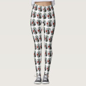 Kerstmis met platte coating leggings (Voorkant)