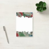 Kerstmis met Poinsettias Garland Post-It Notes (Kantoor)