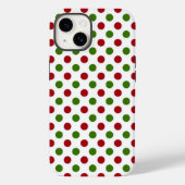 Kerstmis met Polka Dots Phone Case (Achterkant)