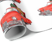 Kerstmis met Red Truck Cadeaupapier (Rol Hoek)