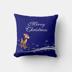 Kerstmis met rendieren en kerstmis kussen