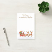 Kerstmis met rendieren van de Kerstman Post-it® Notes (Kantoor)