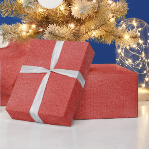 Kerstmis met rode textuur cadeaupapier
