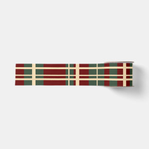 Kerstmis met rood groen ivoor grosgrain lint