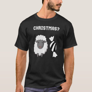 Kerstmis met scrolloge Baa Bah Mannen vrouwen Kind T-shirt