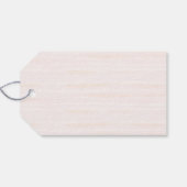 Kerstmis met tropische palmbomen cadeaulabel (Achterkant Horizontaal)