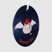 Kerstmis met witte tas ornament (voorkant)