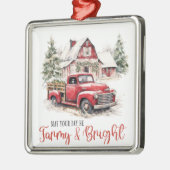 Kerstmis Metalen Ornament (Links)