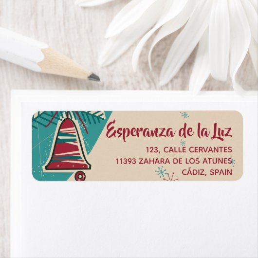 Kerstmis, midden eeuwse moderne etiket (Insitu)